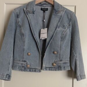 Generation Love Denim Jacket with Gold Buttons